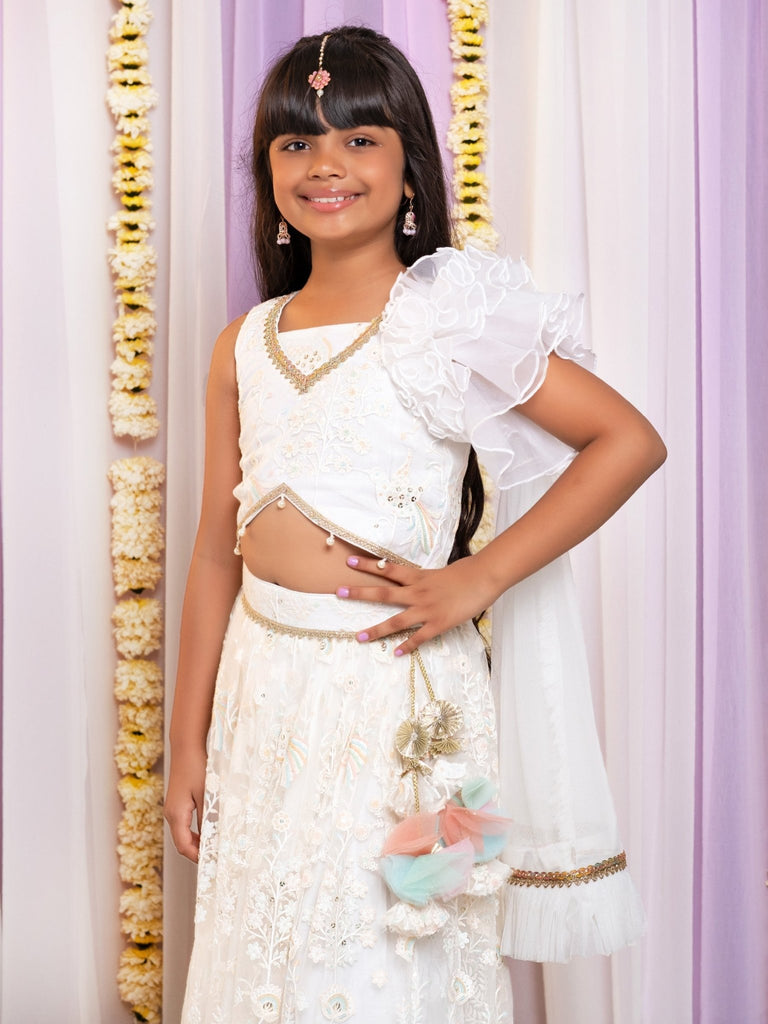 Unicorn Thread Embroidered Lehenga SetLEHENGAFREE SPARROW
