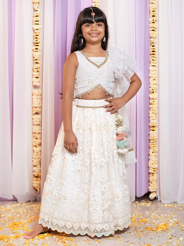 Unicorn Thread Embroidered Lehenga SetLEHENGAFREE SPARROW