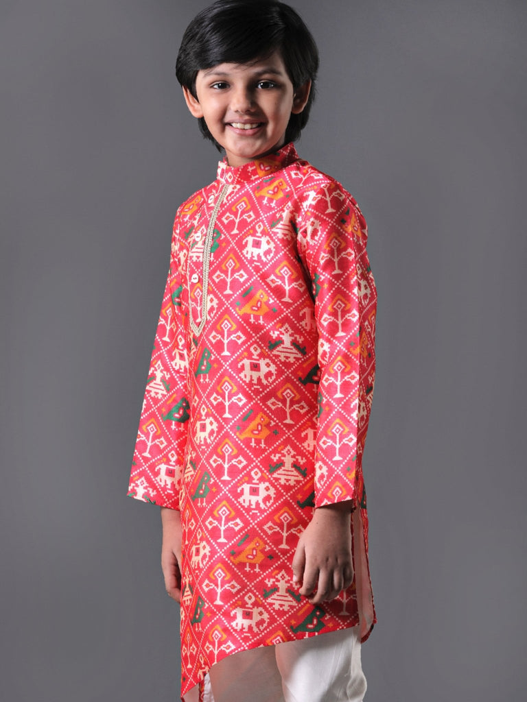 Asymmetric Patola Kurta SetKURTA SETFREE SPARROW