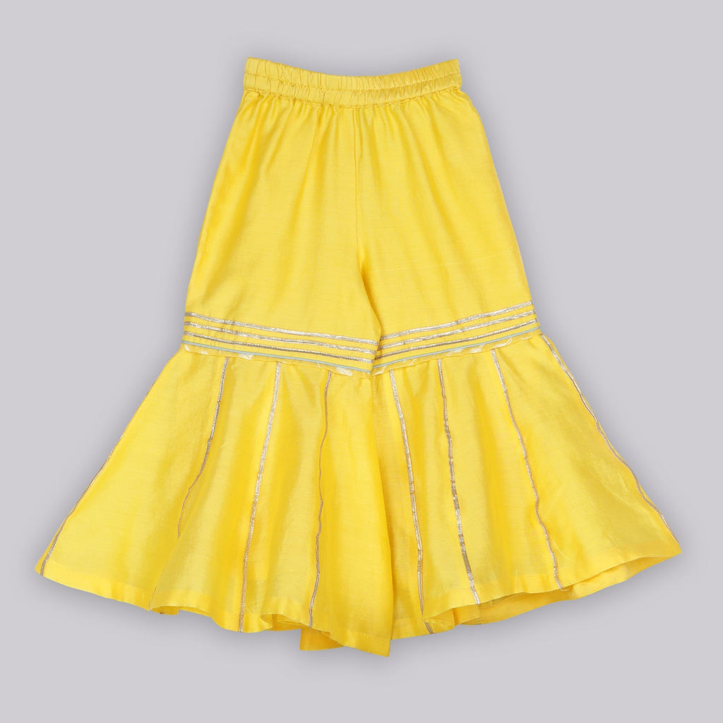 Belle Yellow Sharara SetSharara setFREE SPARROW