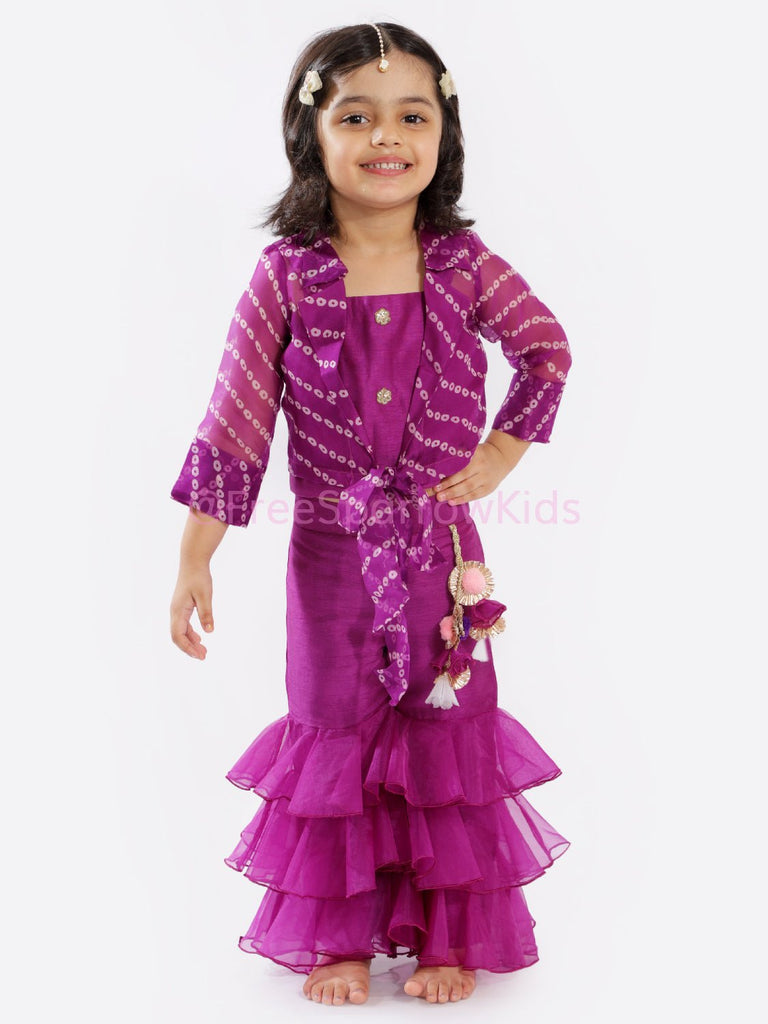 Blooming Violet Sharara SetSHARARAFREE SPARROW