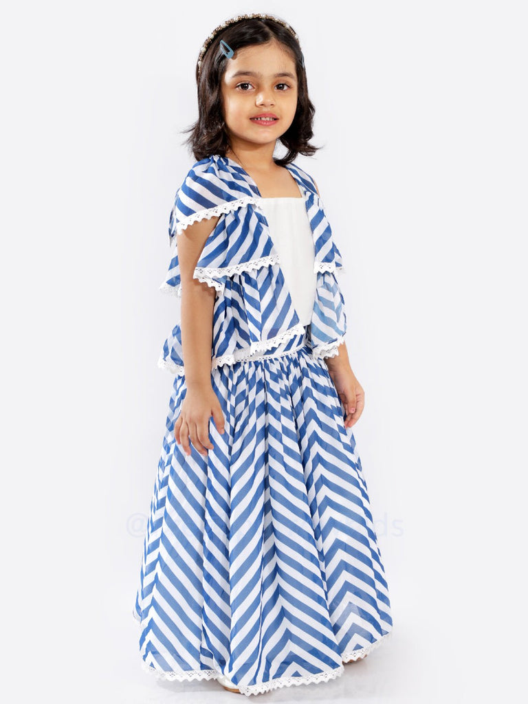Blue Cloud Lehenga SetLEHENGAFREE SPARROW