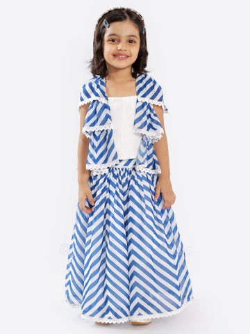 Blue Cloud Lehenga SetLEHENGAFREE SPARROW