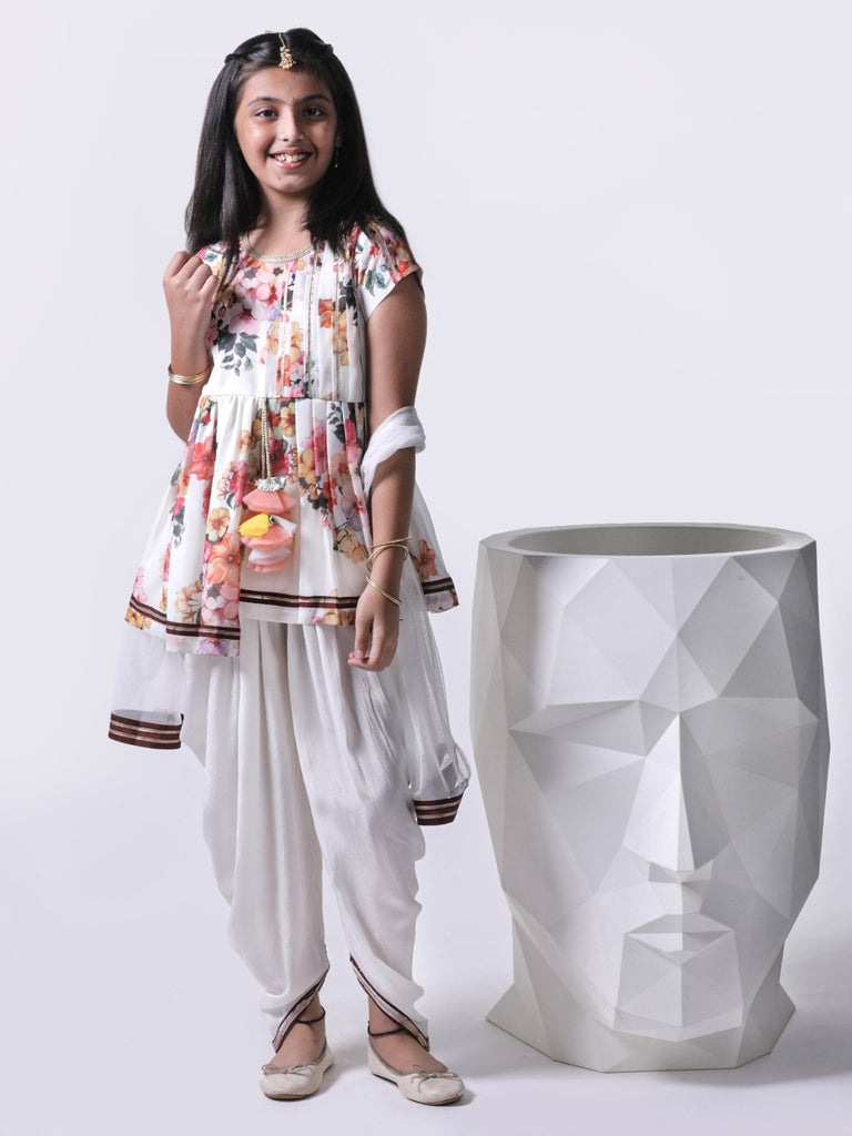 Caramel Peplum Dhoti SetDHOTI SETFREE SPARROW
