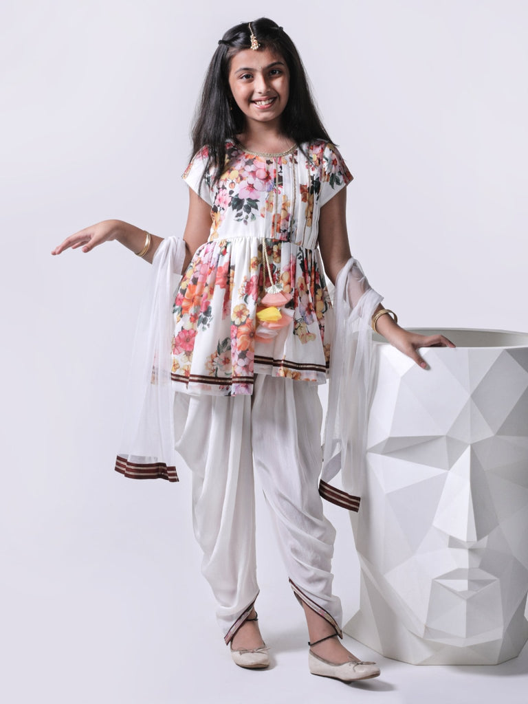 Caramel Peplum Dhoti SetDHOTI SETFREE SPARROW