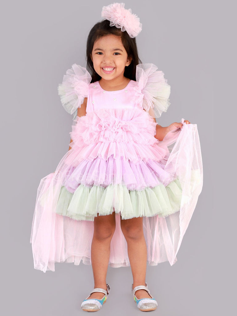 Charming Unicorn Dress With Hair ClipDressFREE SPARROW