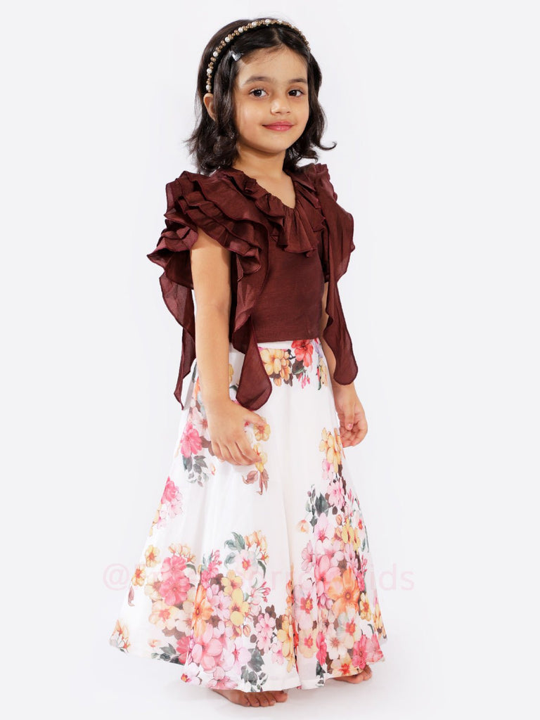Crispy Caramel Lehenga SetLEHENGAFREE SPARROW