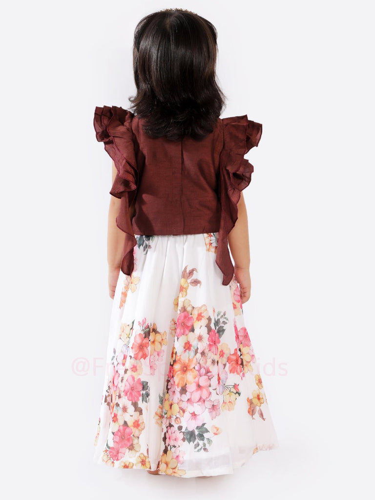 Crispy Caramel Lehenga SetLEHENGAFREE SPARROW