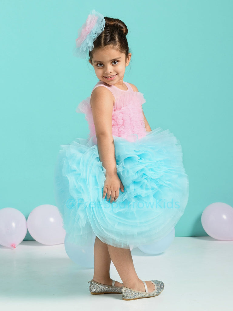 Floral Dunes Dress With Hair ClipDressFREE SPARROW