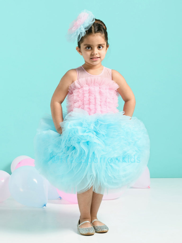 Floral Dunes Dress With Hair ClipDressFREE SPARROW