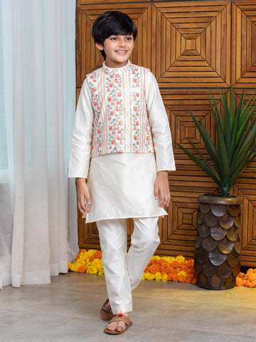 Floral Jacket Kurta SetKURTA SETFREE SPARROW