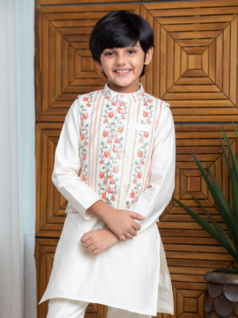 Floral Jacket Kurta SetKURTA SETFREE SPARROW