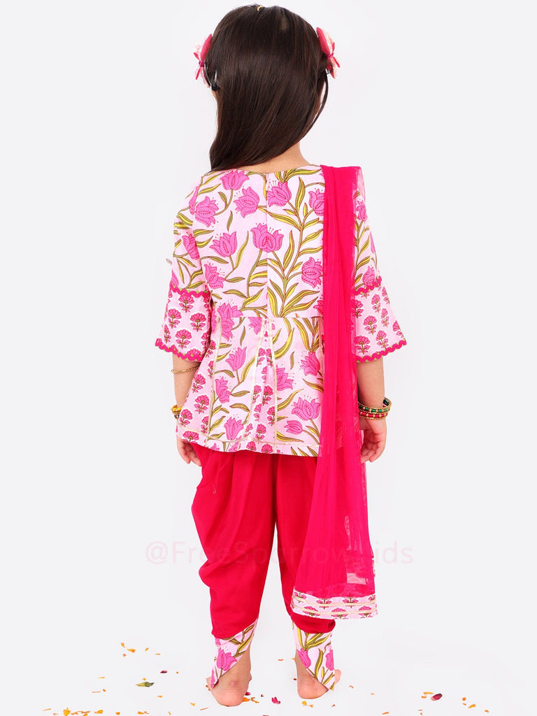 Floral Rush Dhoti setDhoti KurtaFREE SPARROW