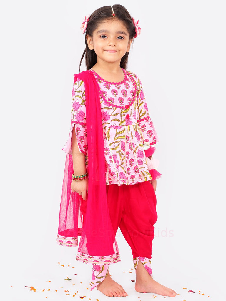 Floral Rush Dhoti setDhoti KurtaFREE SPARROW