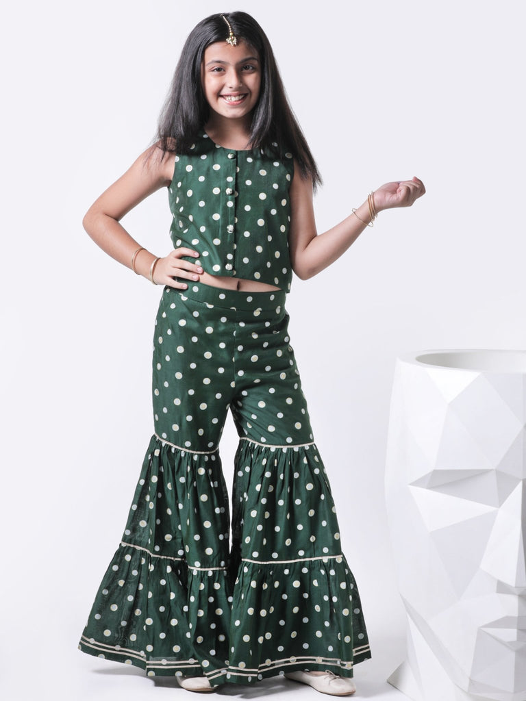 Forest Jacket Sharara SetSHARARAFREE SPARROW