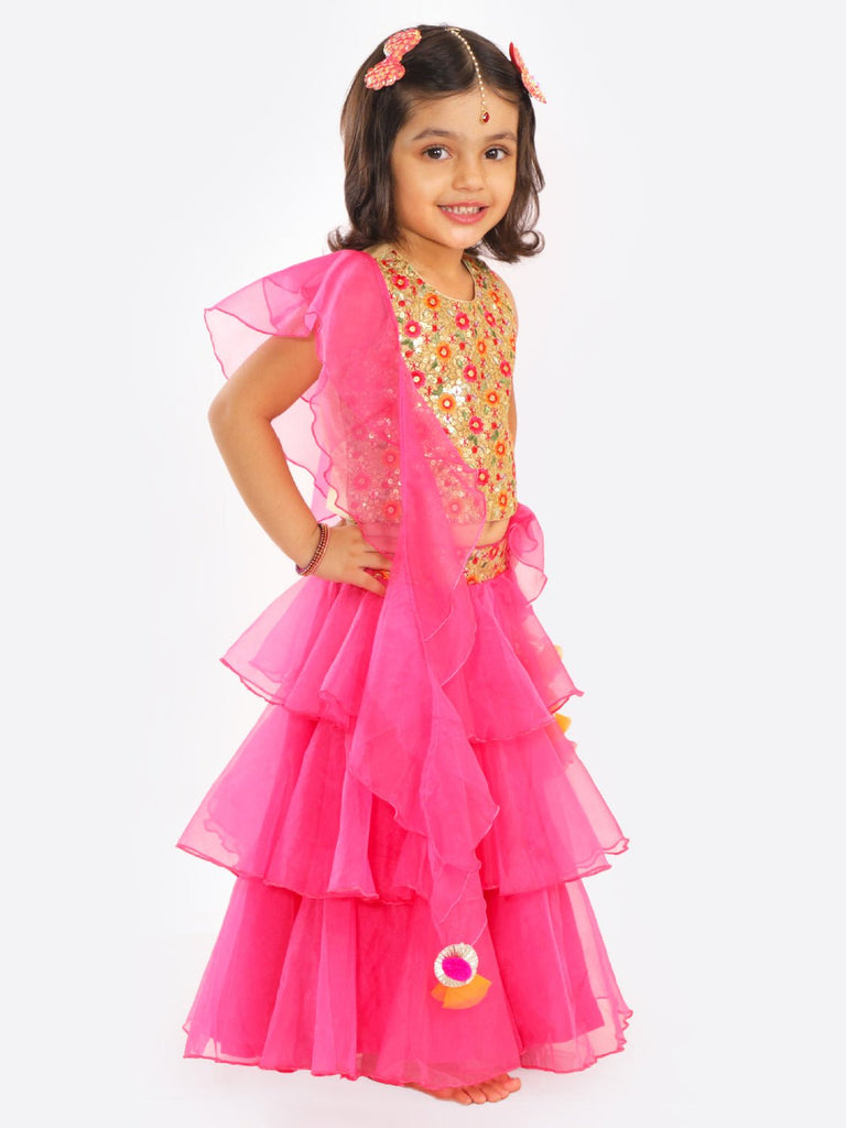 Fuchsia Charmer Lehenga SetLEHENGAFREE SPARROW