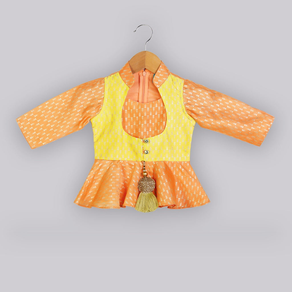 Halloween Glow Peplum Top Dhoti SetDhoti setFREE SPARROW