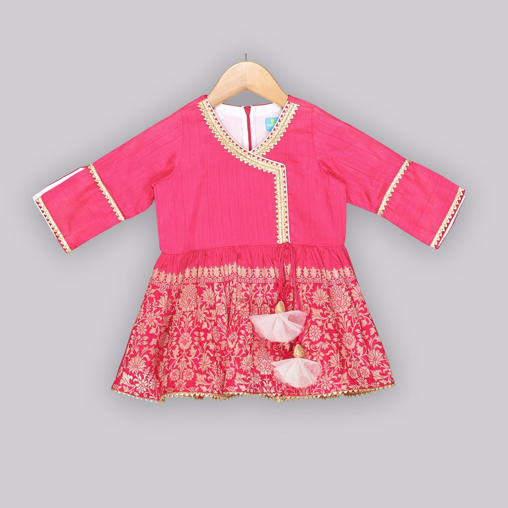 Hot Pink Sharara SetSharara setFREE SPARROW