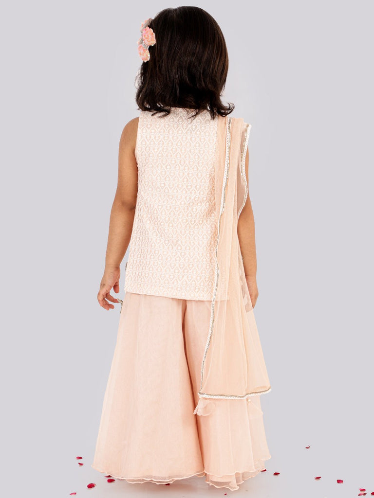 Juliet Rose Jacket Sharara SetSHARARAFREE SPARROW