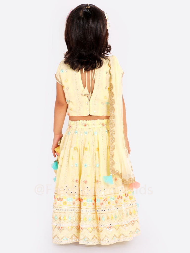 Lemon Pudding Lehenga SetLEHENGAFREE SPARROW