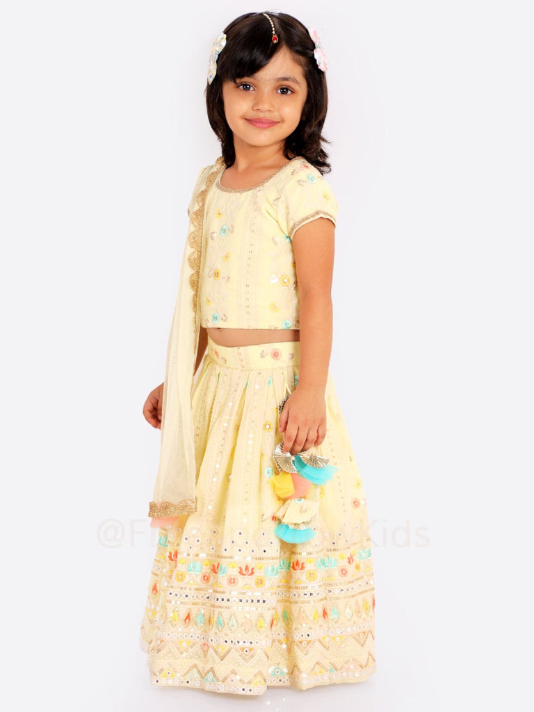 Lemon Pudding Lehenga SetLEHENGAFREE SPARROW
