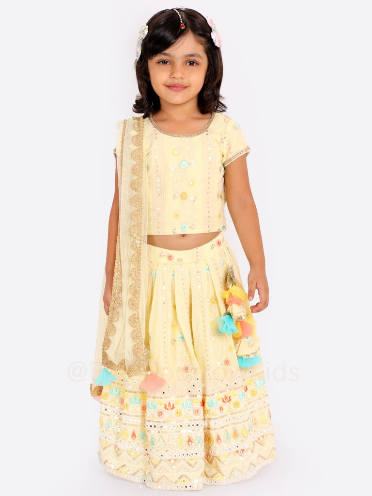 Lemon Pudding Lehenga SetLEHENGAFREE SPARROW