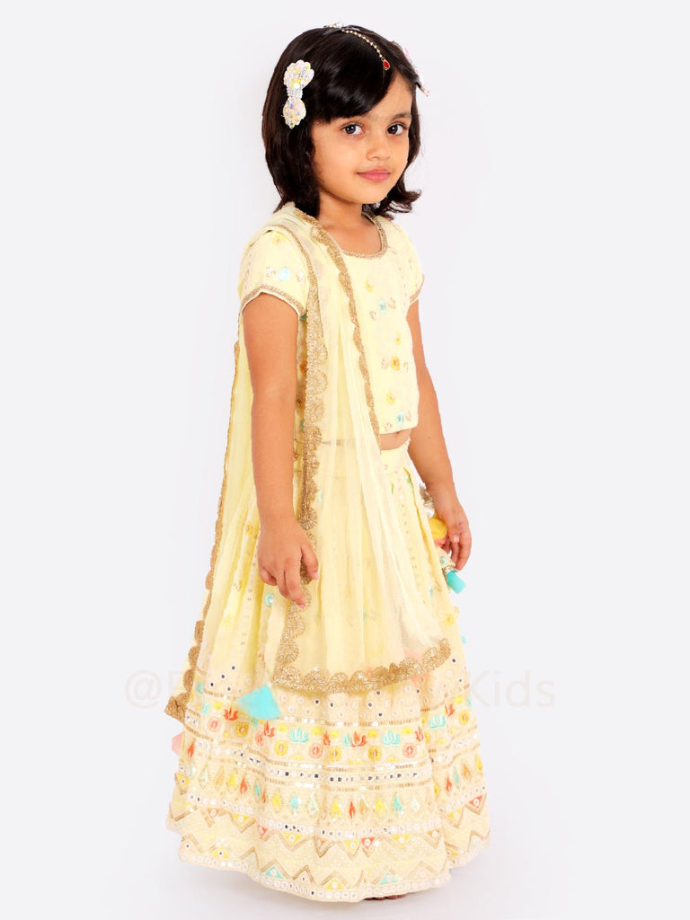 Lemon Pudding Lehenga SetLEHENGAFREE SPARROW