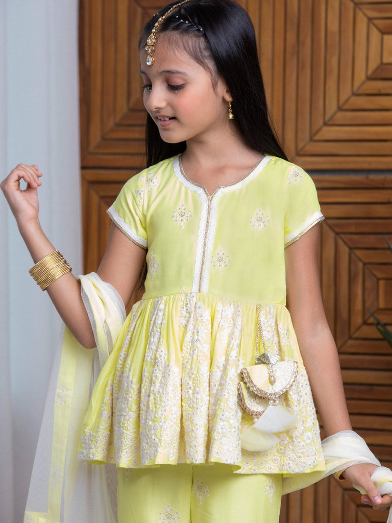 Lime Punch Sharara SetSHARARAFREE SPARROW