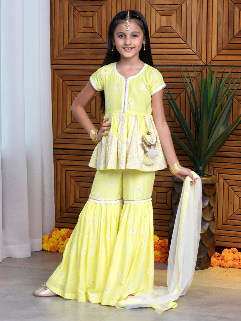 Lime Punch Sharara SetSHARARAFREE SPARROW