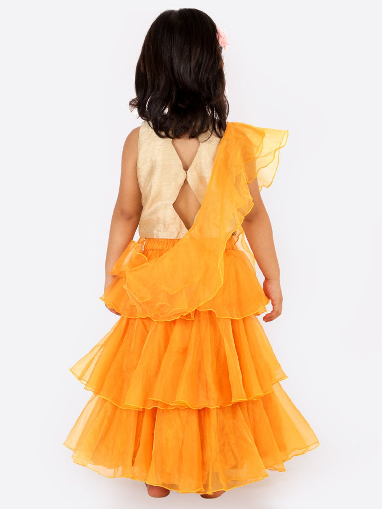 Marigold Charmer Lehenga SetLEHENGAFREE SPARROW