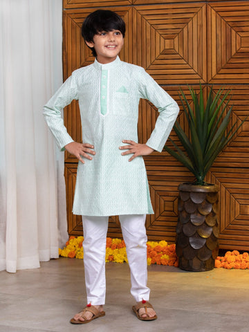 Mint Rose Kurta SetKURTA SETFREE SPARROW