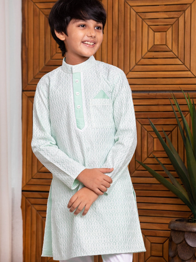 Mint Rose Kurta SetKURTA SETFREE SPARROW