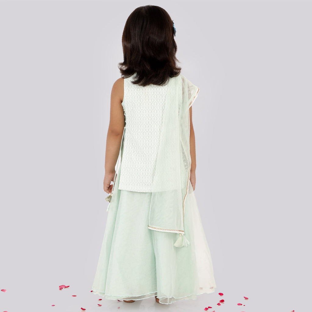Moroccan Rose Jacket Sharara SetSHARARAFREE SPARROW