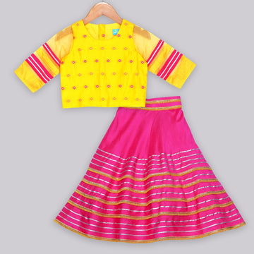 Mustard Blush Lehenga SetLehenga CholiFREE SPARROW