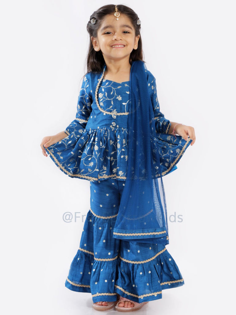 Ocean Breeze Sharara SetSHARARAFREE SPARROW