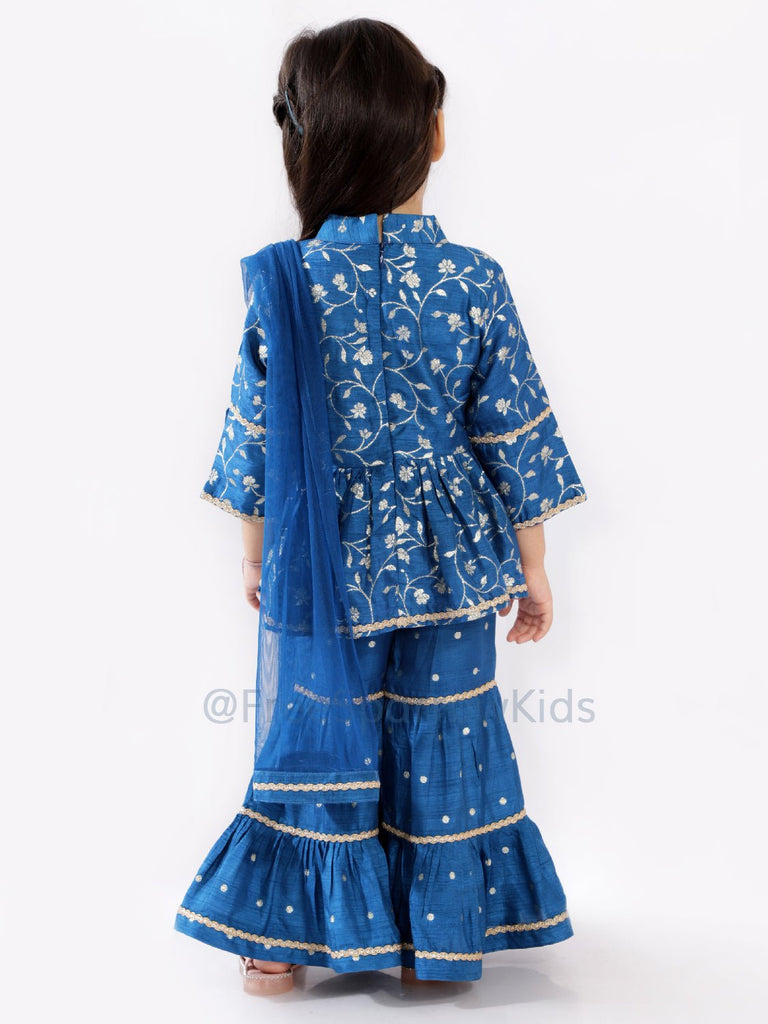 Ocean Breeze Sharara SetSHARARAFREE SPARROW
