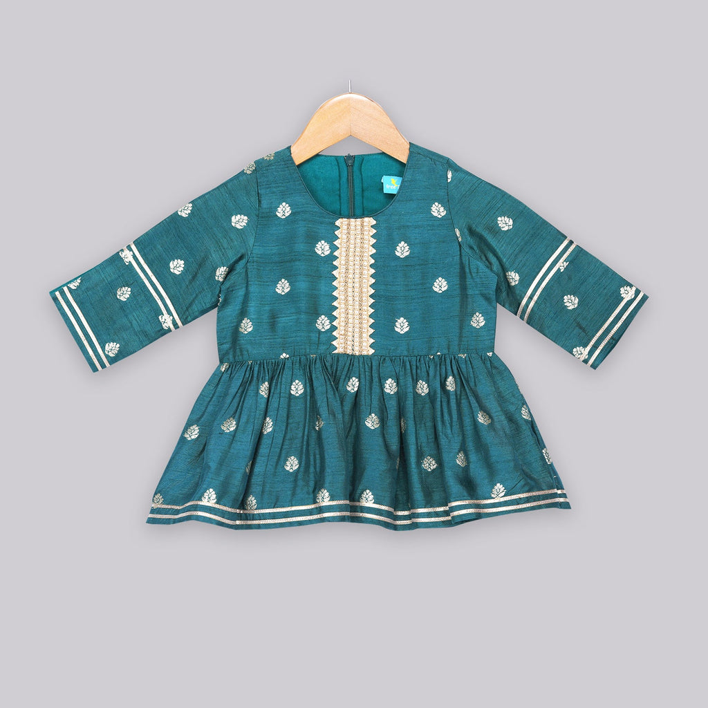 Peacock Teal Sharara SetSharara setFREE SPARROW