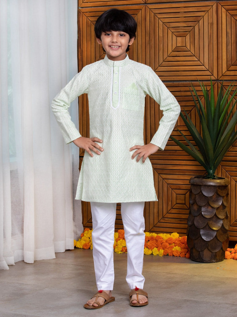Pista Rose Kurta SetKURTA SETFREE SPARROW