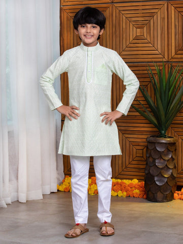 Pista Rose Kurta SetKURTA SETFREE SPARROW