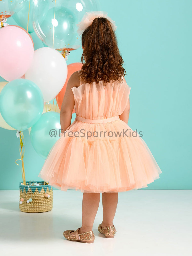 Pretty Me Dress With Hair ClipDressFREE SPARROW