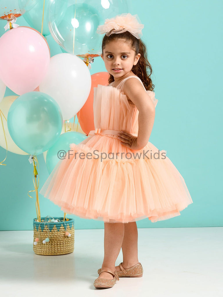 Pretty Me Dress With Hair ClipDressFREE SPARROW