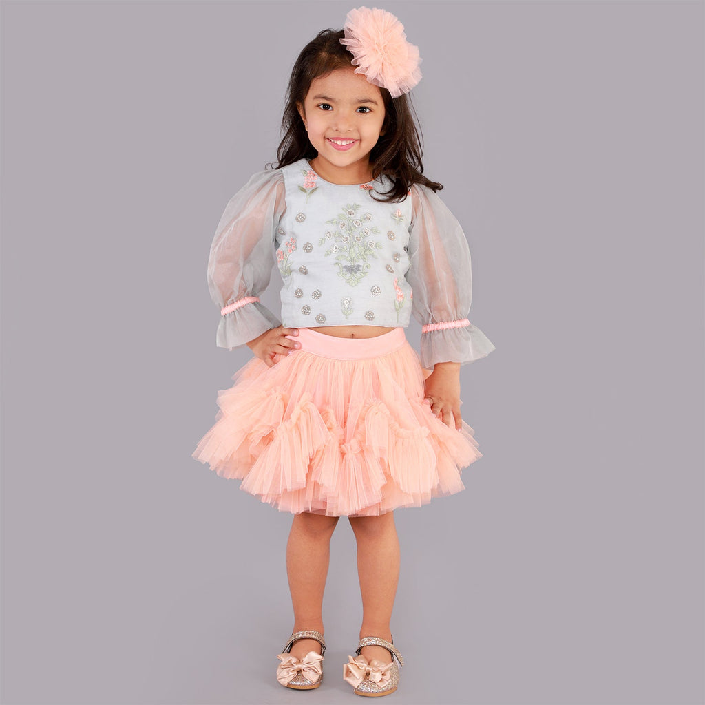 Rachel Skirt Set with Hair ClipSkirt & TopFREE SPARROW