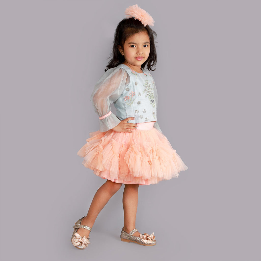 Rachel Skirt Set with Hair ClipSkirt & TopFREE SPARROW