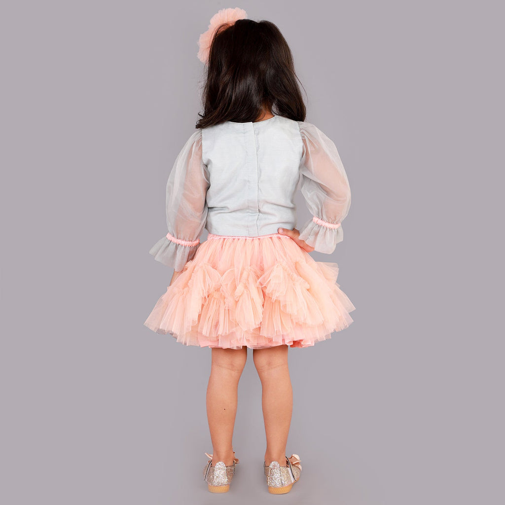 Rachel Skirt Set with Hair ClipSkirt & TopFREE SPARROW