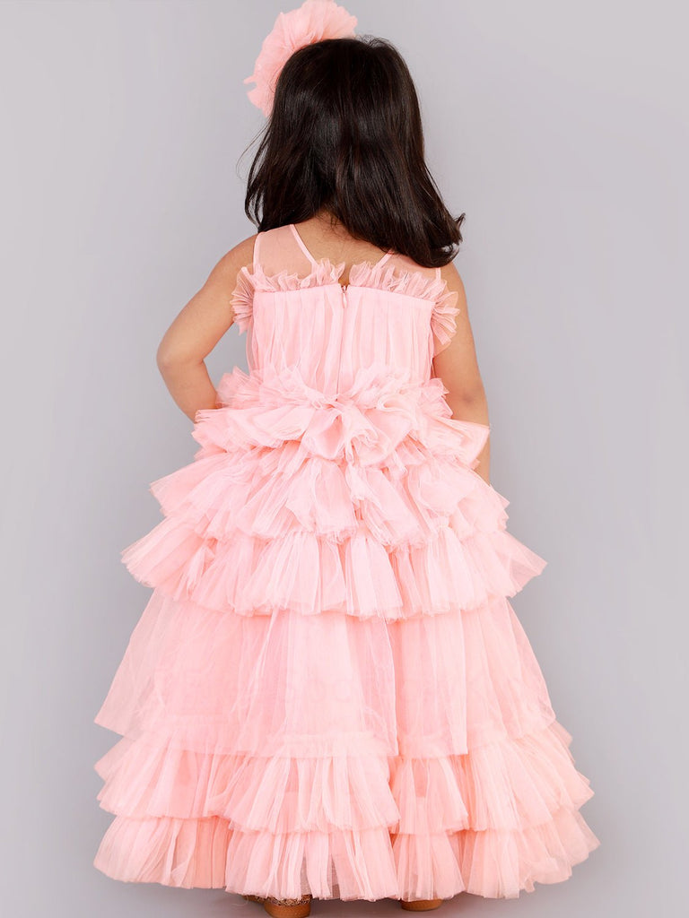 Rouge Splash Gown With Hair ClipGOWNFREE SPARROW