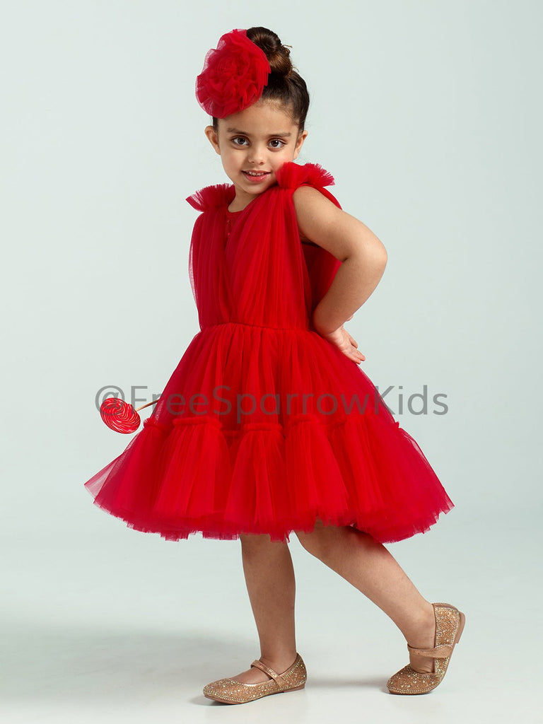 Ruby Blaze Dress With Hair ClipDressFREE SPARROW