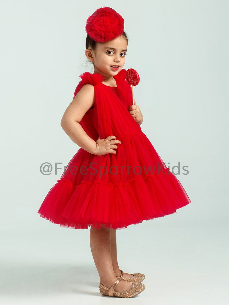 Ruby Blaze Dress With Hair ClipDressFREE SPARROW