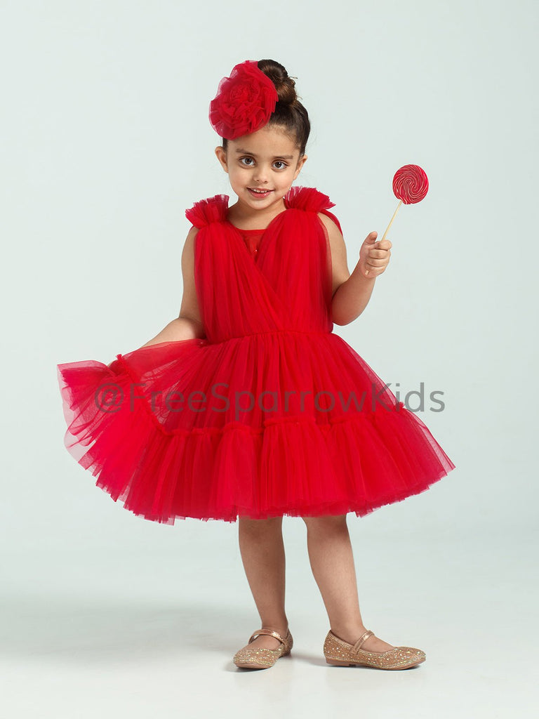 Ruby Blaze Dress With Hair ClipDressFREE SPARROW