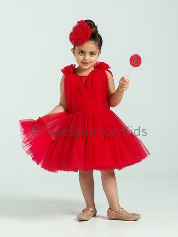 Ruby Blaze Dress With Hair ClipDressFREE SPARROW