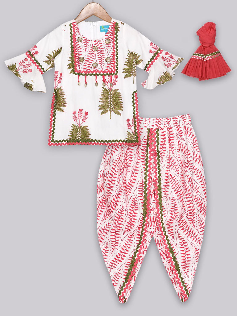 Sia Kurti Dhoti SetDhoti KurtiFREE SPARROW